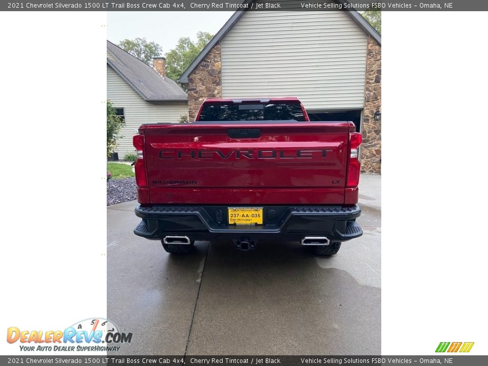 2021 Chevrolet Silverado 1500 LT Trail Boss Crew Cab 4x4 Cherry Red Tintcoat / Jet Black Photo #4