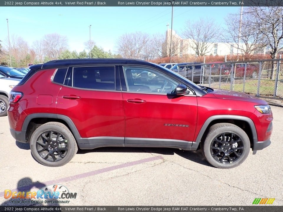 Velvet Red Pearl 2022 Jeep Compass Altitude 4x4 Photo #6