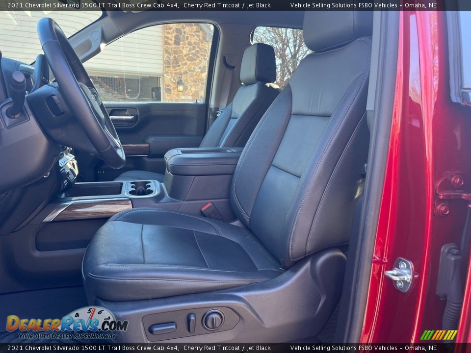 Front Seat of 2021 Chevrolet Silverado 1500 LT Trail Boss Crew Cab 4x4 Photo #6