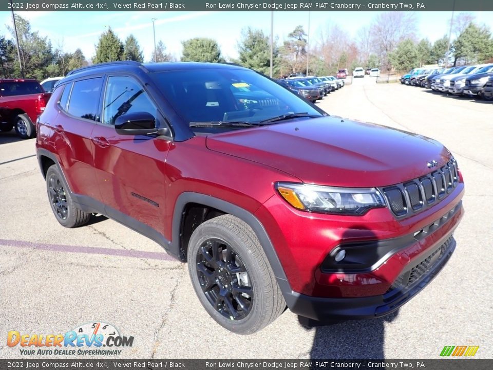 Velvet Red Pearl 2022 Jeep Compass Altitude 4x4 Photo #7