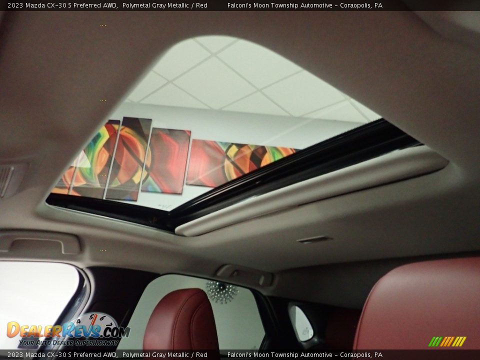 Sunroof of 2023 Mazda CX-30 S Preferred AWD Photo #14