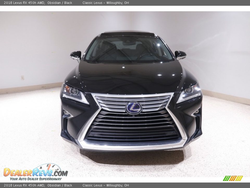 2018 Lexus RX 450h AWD Obsidian / Black Photo #2