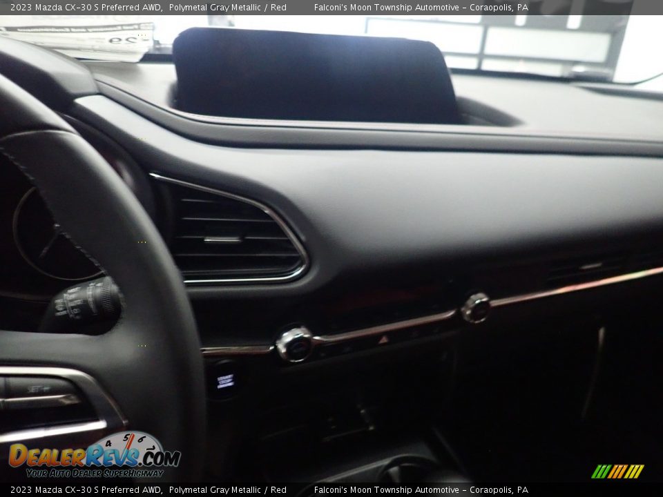 2023 Mazda CX-30 S Preferred AWD Polymetal Gray Metallic / Red Photo #17