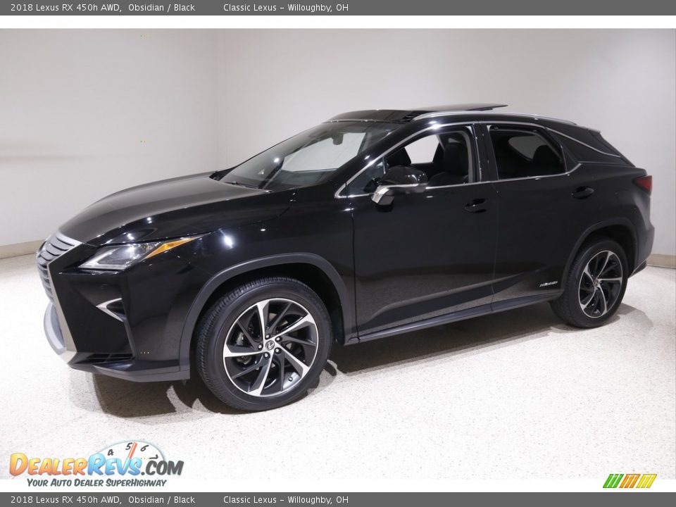 Front 3/4 View of 2018 Lexus RX 450h AWD Photo #3