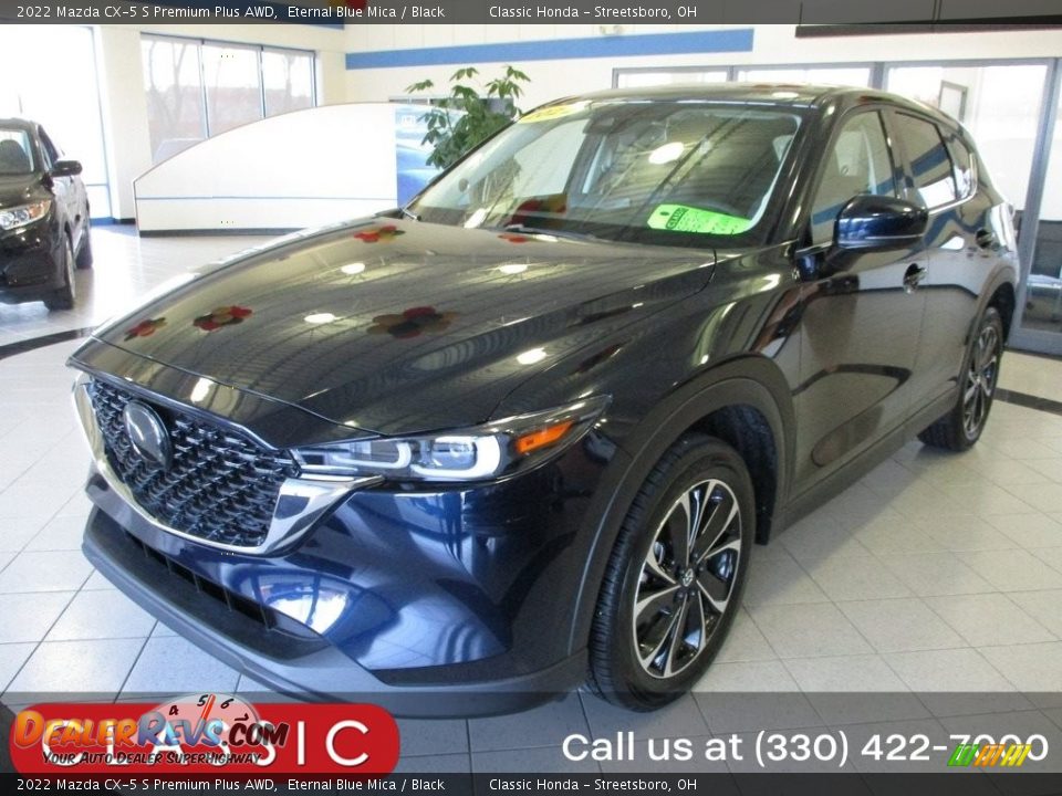 2022 Mazda CX-5 S Premium Plus AWD Eternal Blue Mica / Black Photo #1