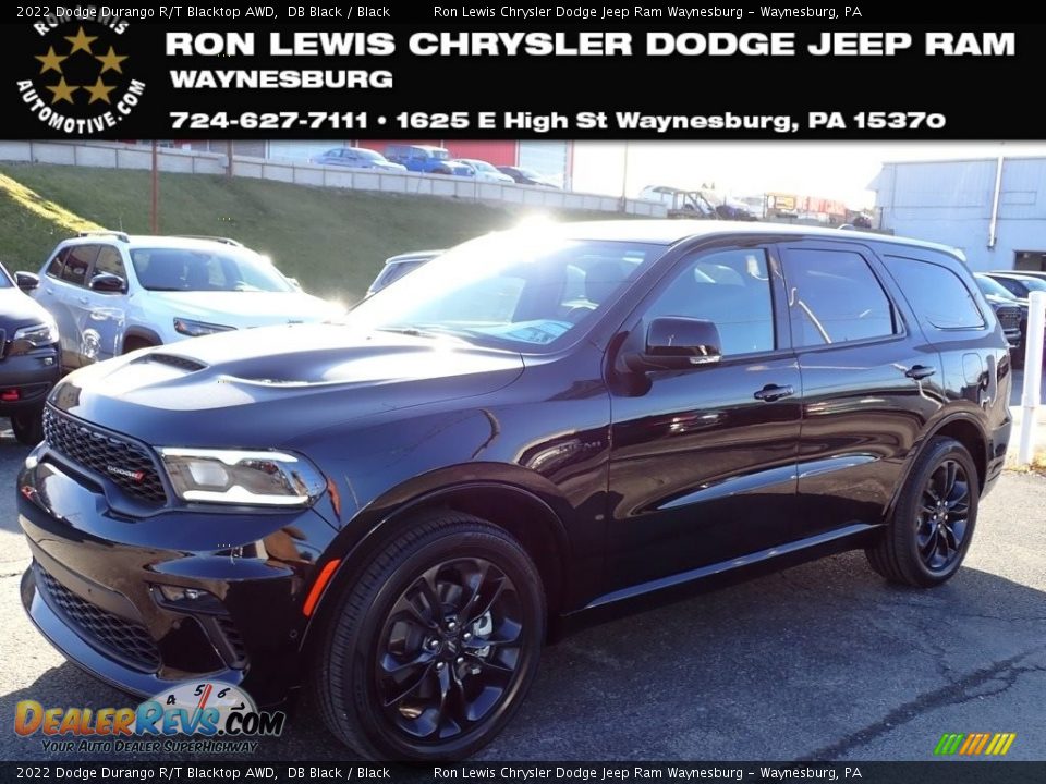 2022 Dodge Durango R/T Blacktop AWD DB Black / Black Photo #1