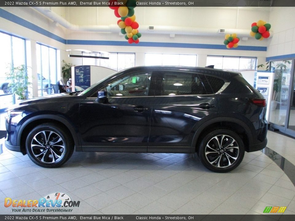 2022 Mazda CX-5 S Premium Plus AWD Eternal Blue Mica / Black Photo #10