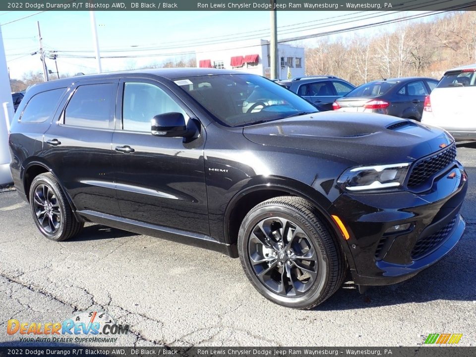 2022 Dodge Durango R/T Blacktop AWD DB Black / Black Photo #8