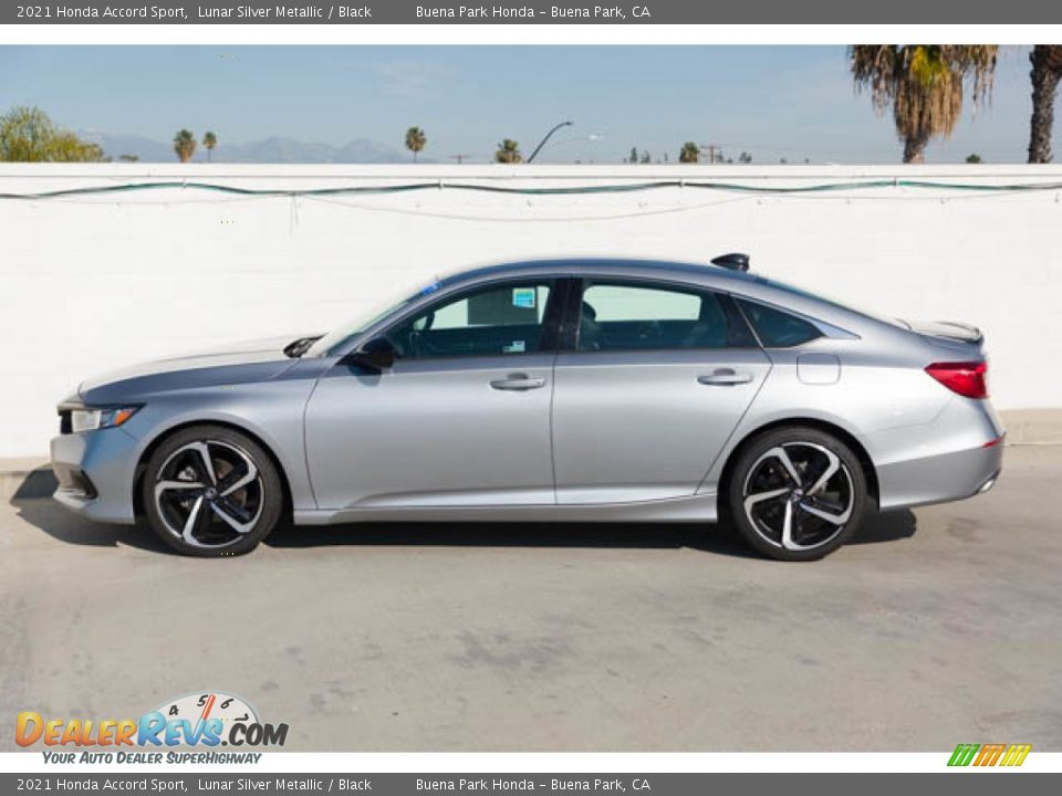 2021 Honda Accord Sport Lunar Silver Metallic / Black Photo #8