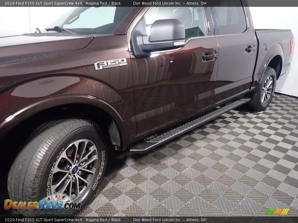 2019 Ford F150 XLT Sport SuperCrew 4x4 Magma Red / Black Photo #11