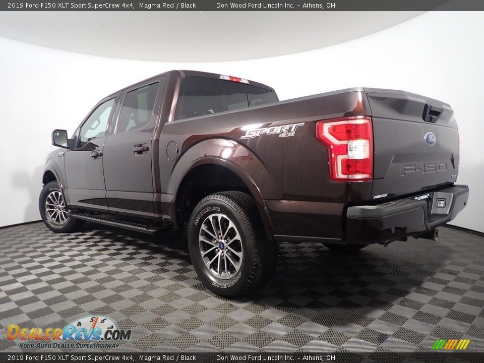 2019 Ford F150 XLT Sport SuperCrew 4x4 Magma Red / Black Photo #12