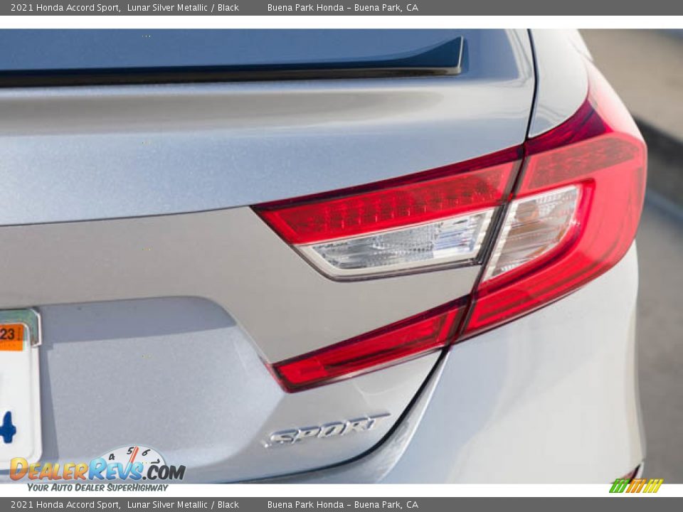 2021 Honda Accord Sport Lunar Silver Metallic / Black Photo #11