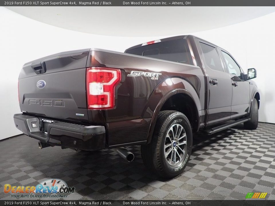 2019 Ford F150 XLT Sport SuperCrew 4x4 Magma Red / Black Photo #16