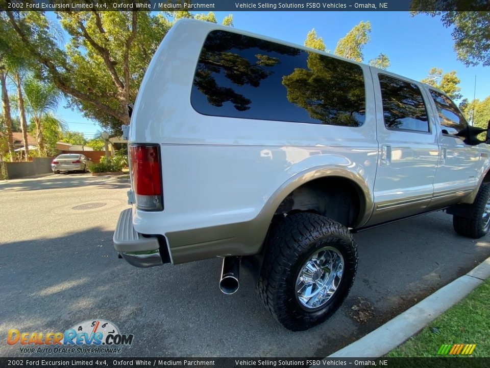 2002 Ford Excursion Limited 4x4 Oxford White / Medium Parchment Photo #19