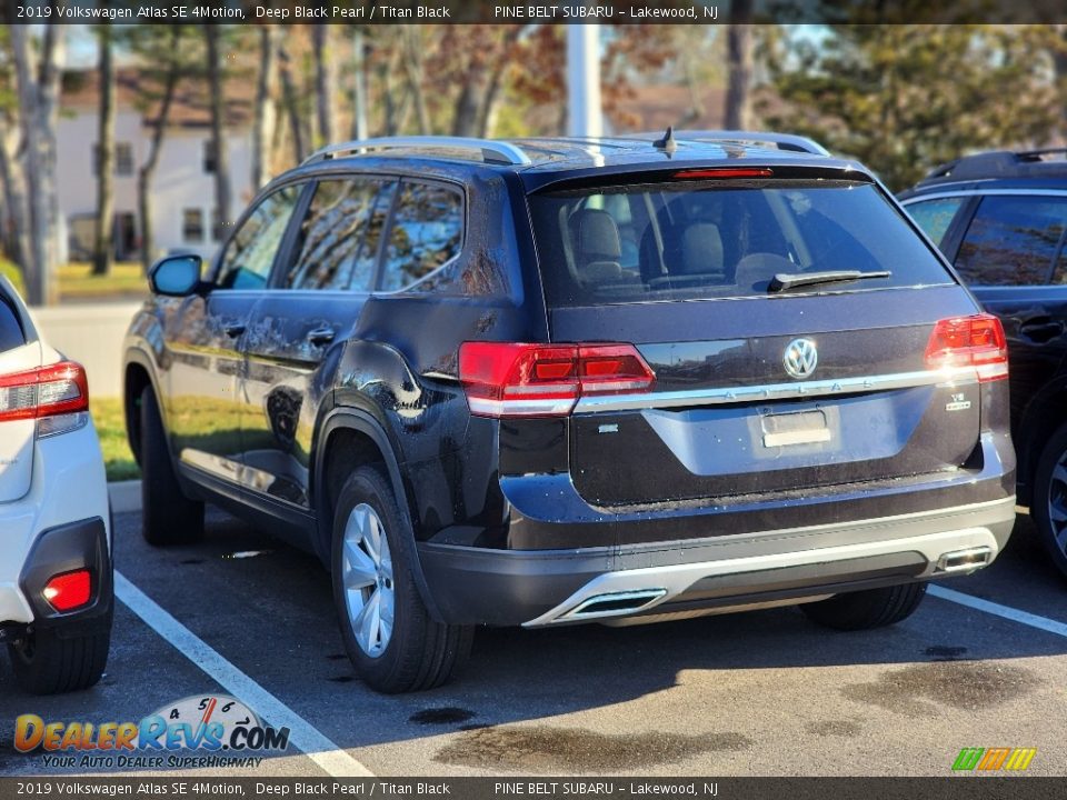 2019 Volkswagen Atlas SE 4Motion Deep Black Pearl / Titan Black Photo #7