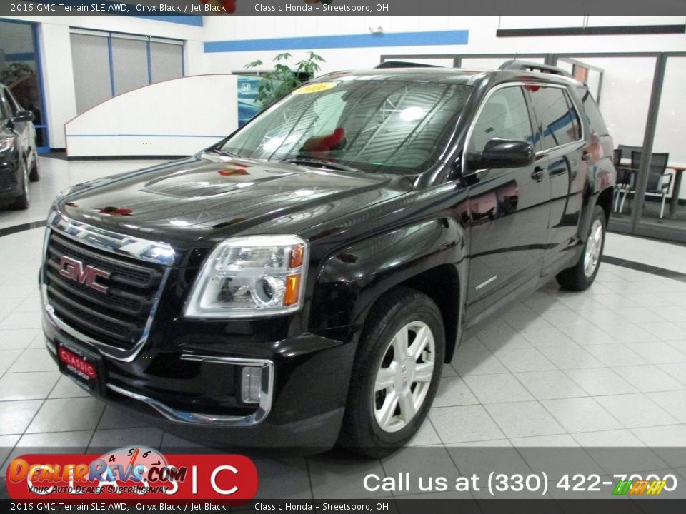 2016 GMC Terrain SLE AWD Onyx Black / Jet Black Photo #1