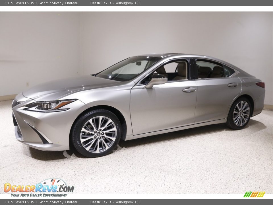 2019 Lexus ES 350 Atomic Silver / Chateau Photo #3