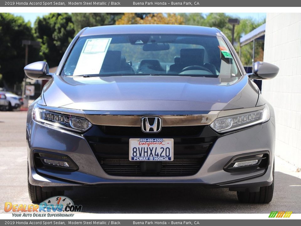 2019 Honda Accord Sport Sedan Modern Steel Metallic / Black Photo #3
