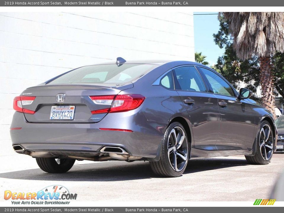 2019 Honda Accord Sport Sedan Modern Steel Metallic / Black Photo #5
