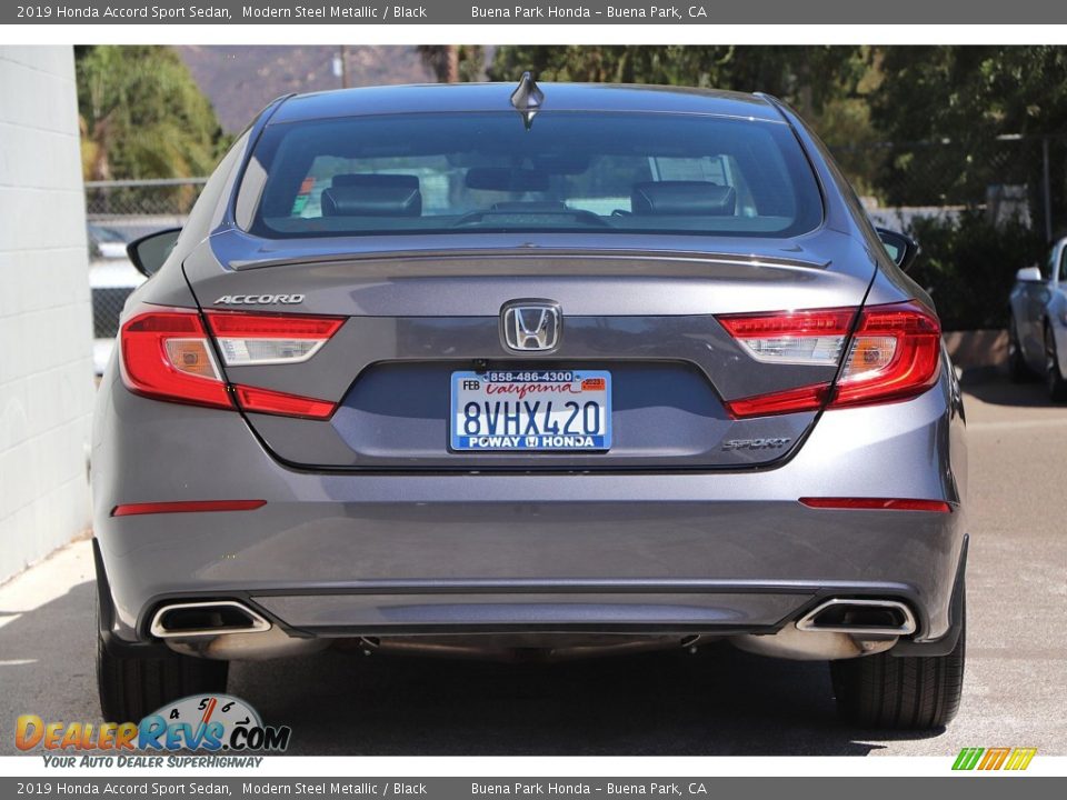 2019 Honda Accord Sport Sedan Modern Steel Metallic / Black Photo #6