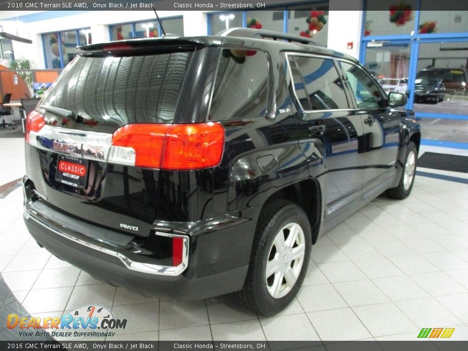 2016 GMC Terrain SLE AWD Onyx Black / Jet Black Photo #7