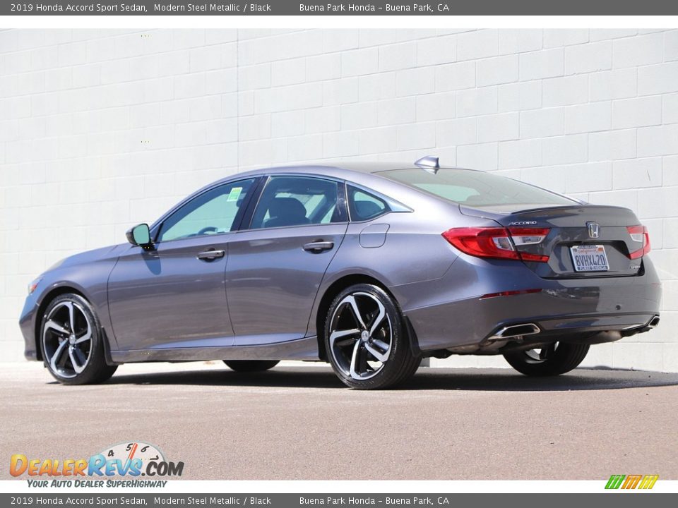2019 Honda Accord Sport Sedan Modern Steel Metallic / Black Photo #8