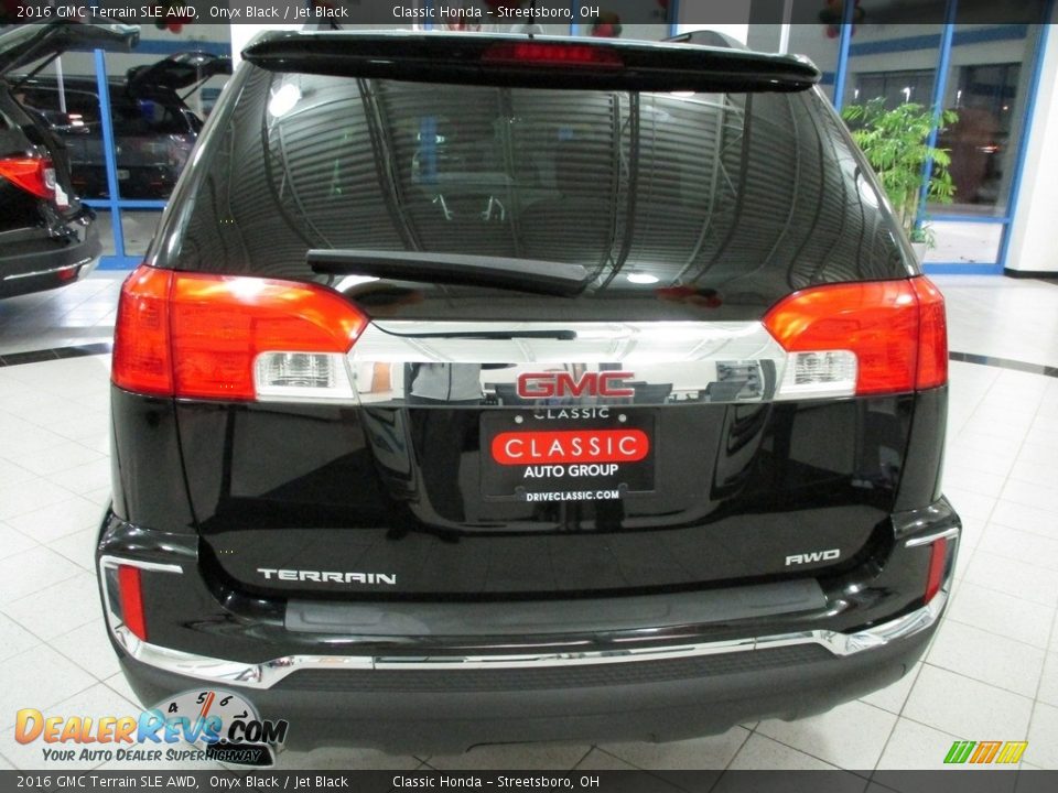 2016 GMC Terrain SLE AWD Onyx Black / Jet Black Photo #8