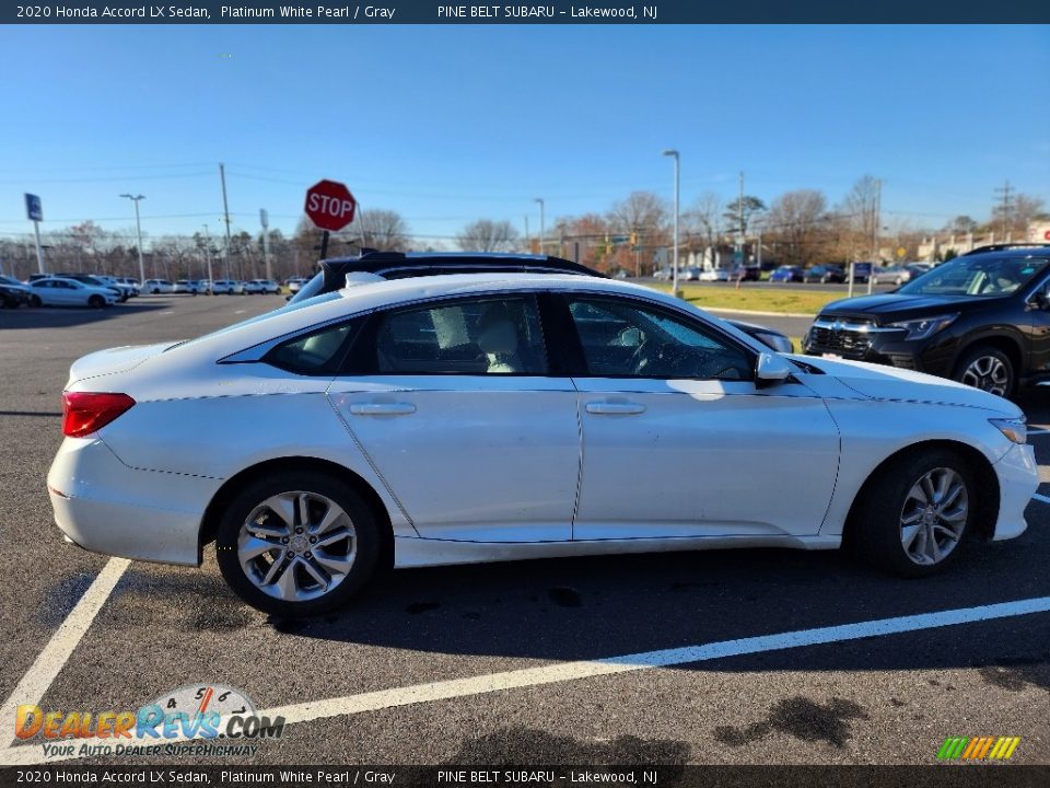 2020 Honda Accord LX Sedan Platinum White Pearl / Gray Photo #6