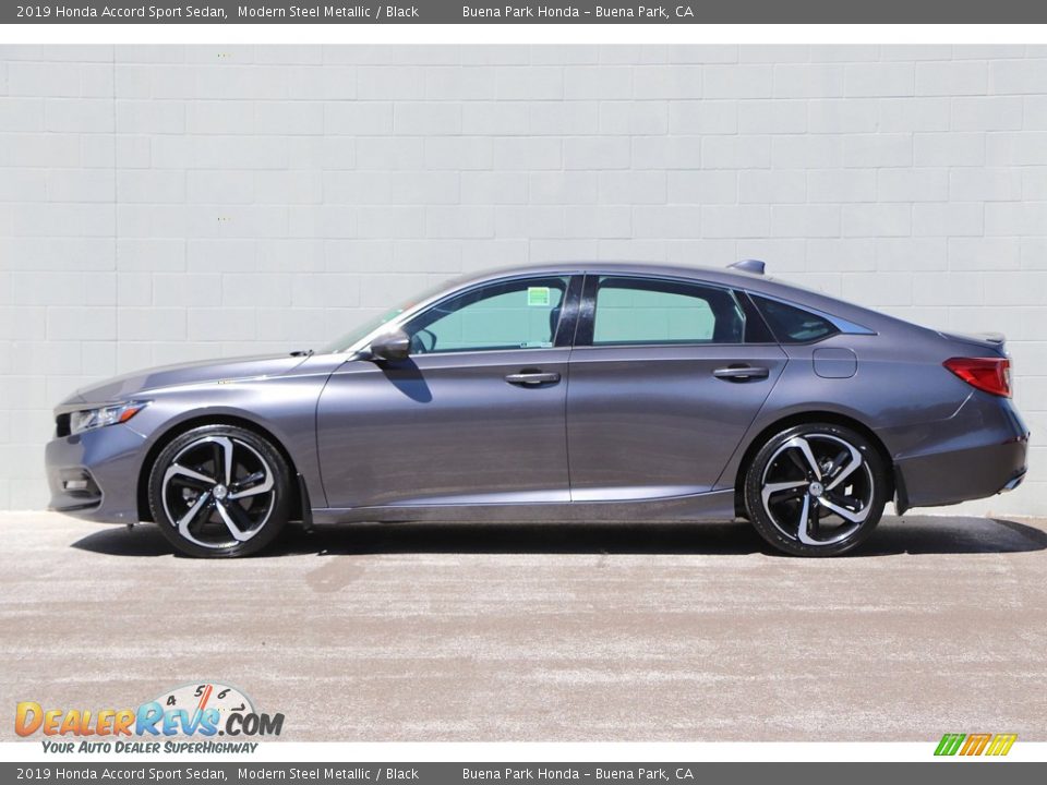 2019 Honda Accord Sport Sedan Modern Steel Metallic / Black Photo #9