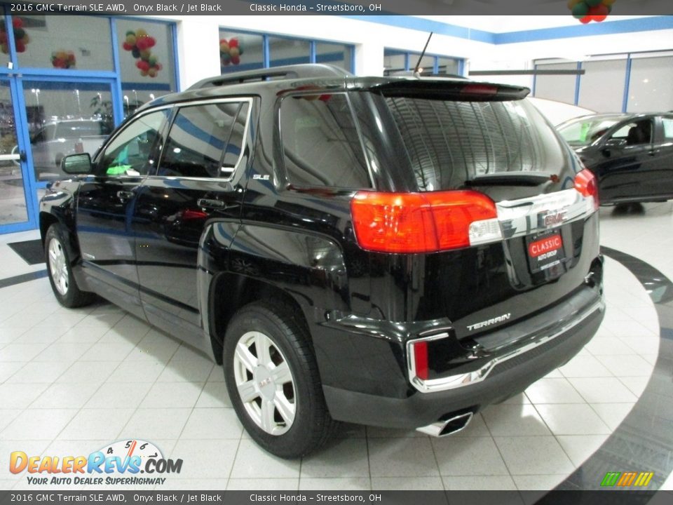 2016 GMC Terrain SLE AWD Onyx Black / Jet Black Photo #9