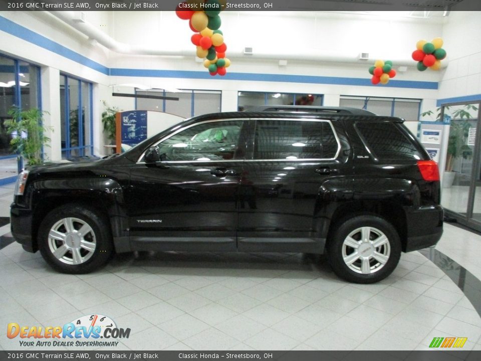 2016 GMC Terrain SLE AWD Onyx Black / Jet Black Photo #10