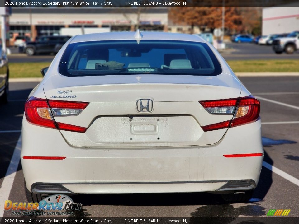 2020 Honda Accord LX Sedan Platinum White Pearl / Gray Photo #8