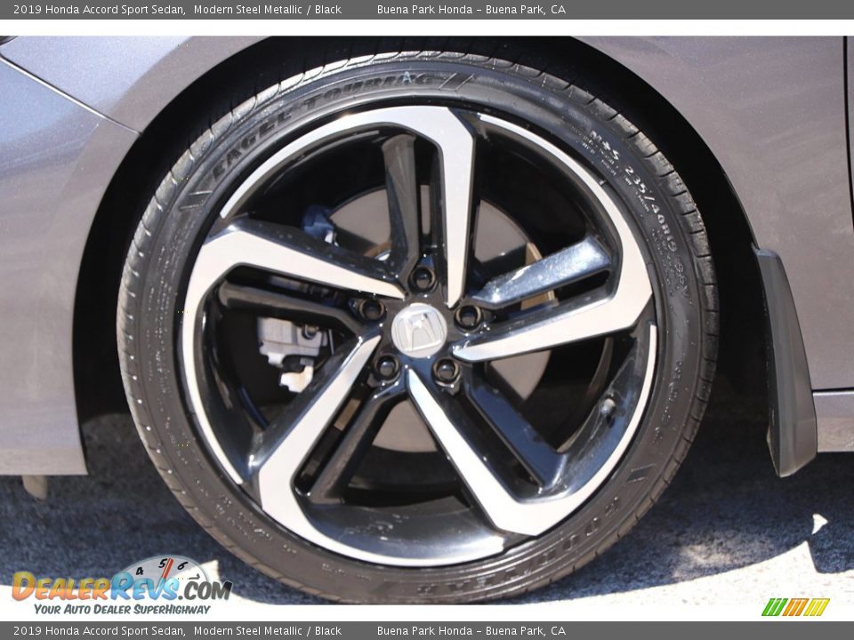 2019 Honda Accord Sport Sedan Modern Steel Metallic / Black Photo #11