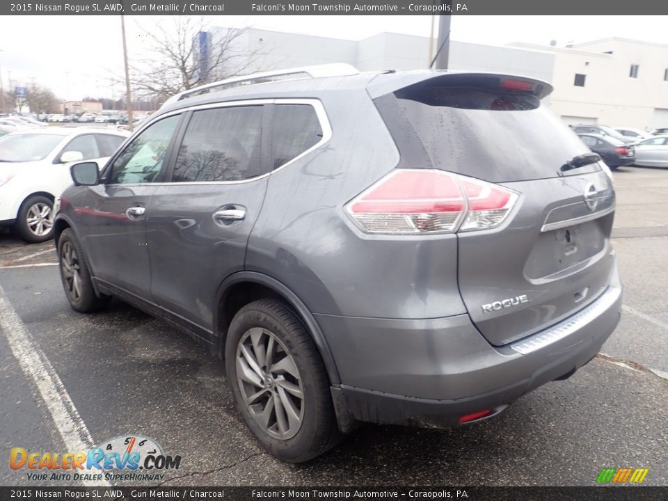 2015 Nissan Rogue SL AWD Gun Metallic / Charcoal Photo #2