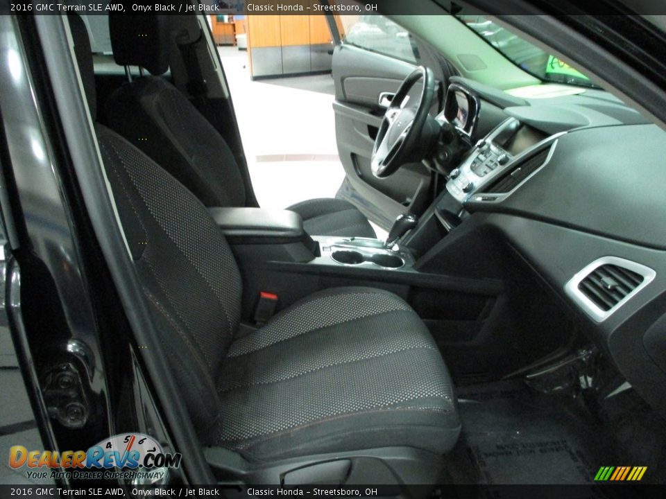 2016 GMC Terrain SLE AWD Onyx Black / Jet Black Photo #16