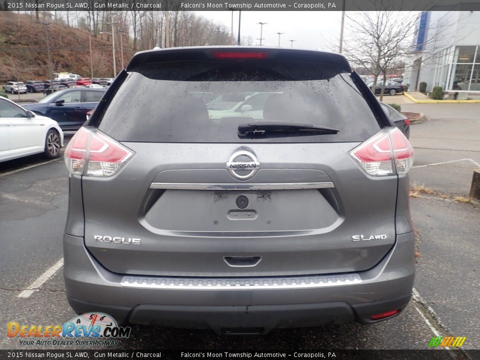 2015 Nissan Rogue SL AWD Gun Metallic / Charcoal Photo #3