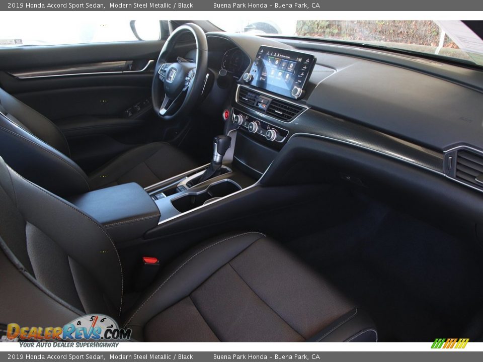 2019 Honda Accord Sport Sedan Modern Steel Metallic / Black Photo #18
