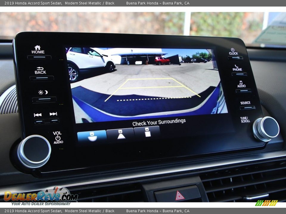 2019 Honda Accord Sport Sedan Modern Steel Metallic / Black Photo #22