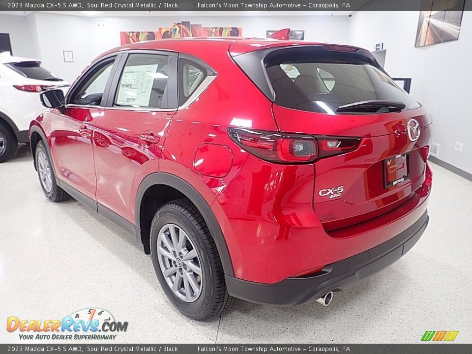 2023 Mazda CX-5 S AWD Soul Red Crystal Metallic / Black Photo #5