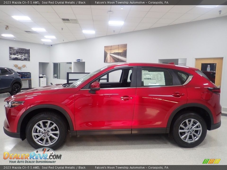 2023 Mazda CX-5 S AWD Soul Red Crystal Metallic / Black Photo #6