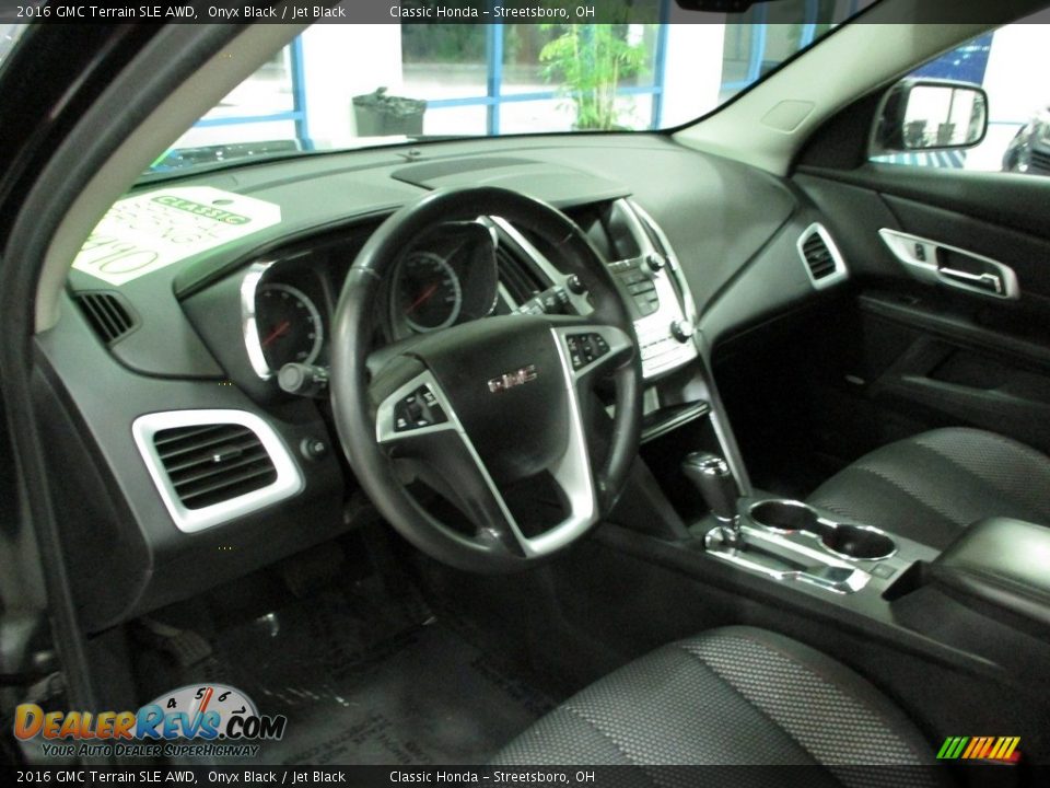 2016 GMC Terrain SLE AWD Onyx Black / Jet Black Photo #26