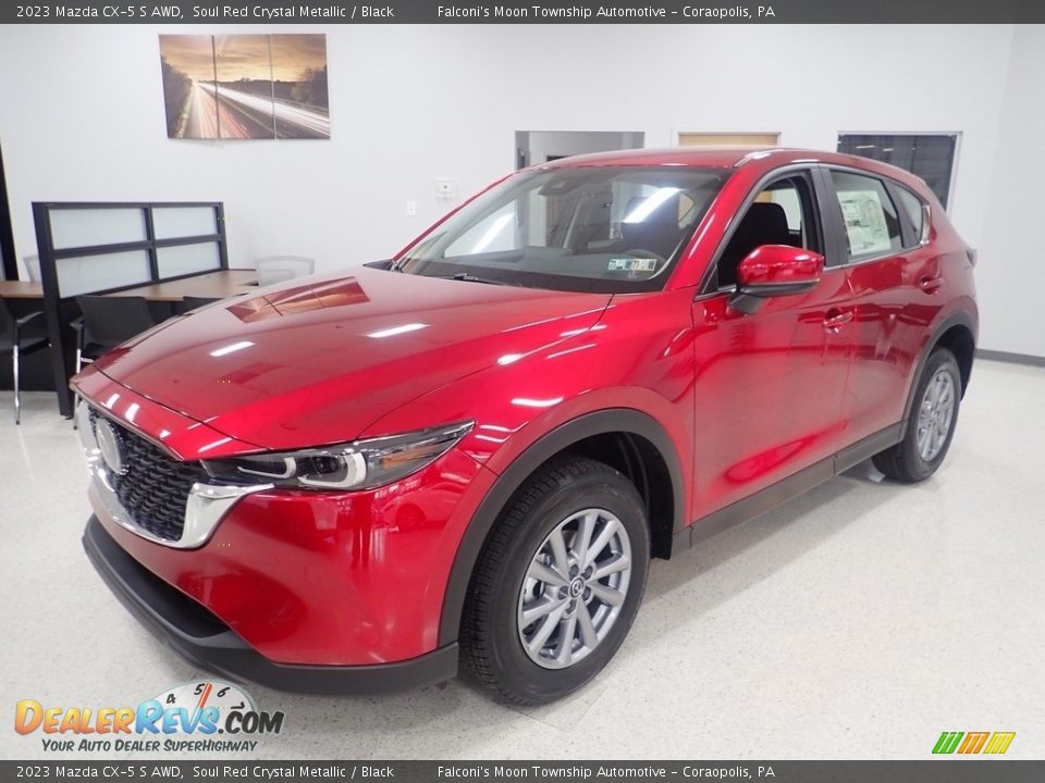 2023 Mazda CX-5 S AWD Soul Red Crystal Metallic / Black Photo #7