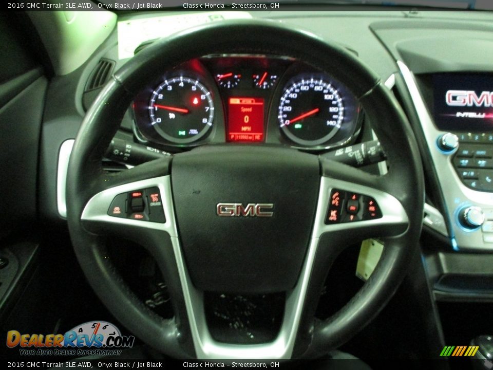 2016 GMC Terrain SLE AWD Onyx Black / Jet Black Photo #28