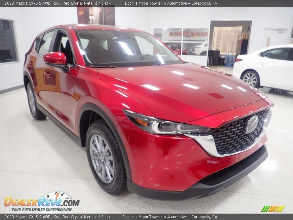 2023 Mazda CX-5 S AWD Soul Red Crystal Metallic / Black Photo #9