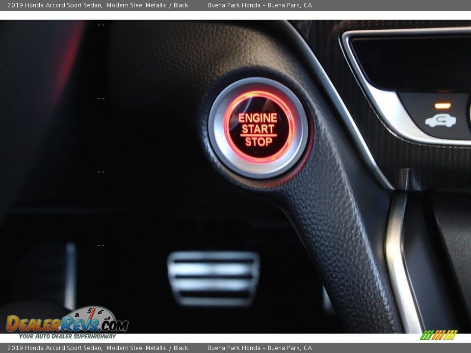 2019 Honda Accord Sport Sedan Modern Steel Metallic / Black Photo #26