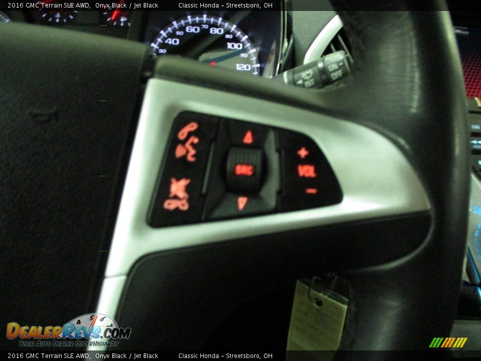 2016 GMC Terrain SLE AWD Onyx Black / Jet Black Photo #29