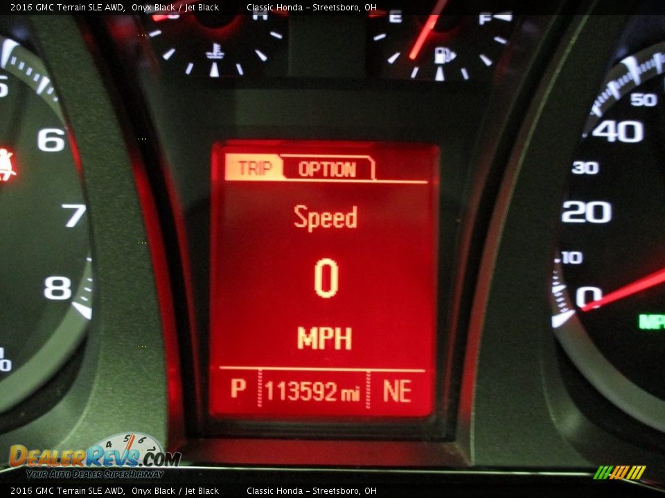 2016 GMC Terrain SLE AWD Onyx Black / Jet Black Photo #30