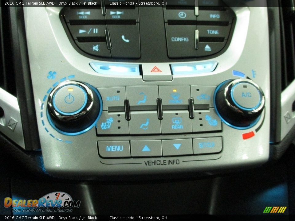 2016 GMC Terrain SLE AWD Onyx Black / Jet Black Photo #32