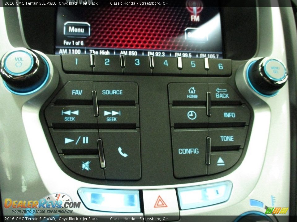 2016 GMC Terrain SLE AWD Onyx Black / Jet Black Photo #33