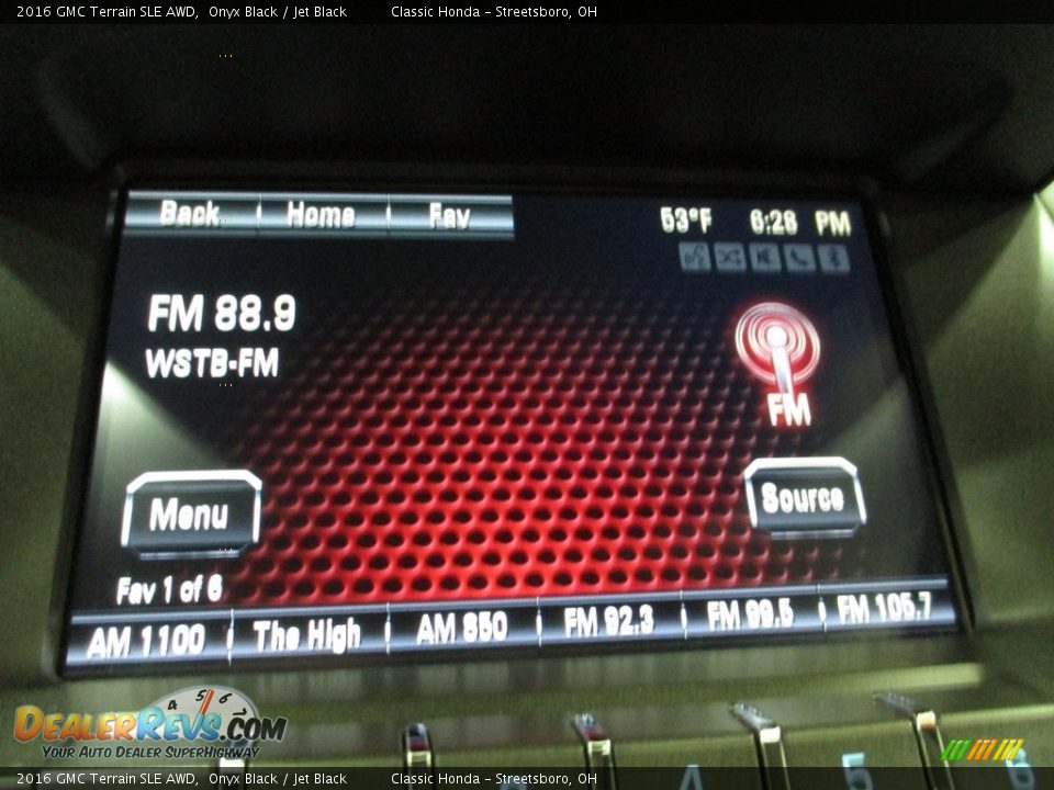 2016 GMC Terrain SLE AWD Onyx Black / Jet Black Photo #34